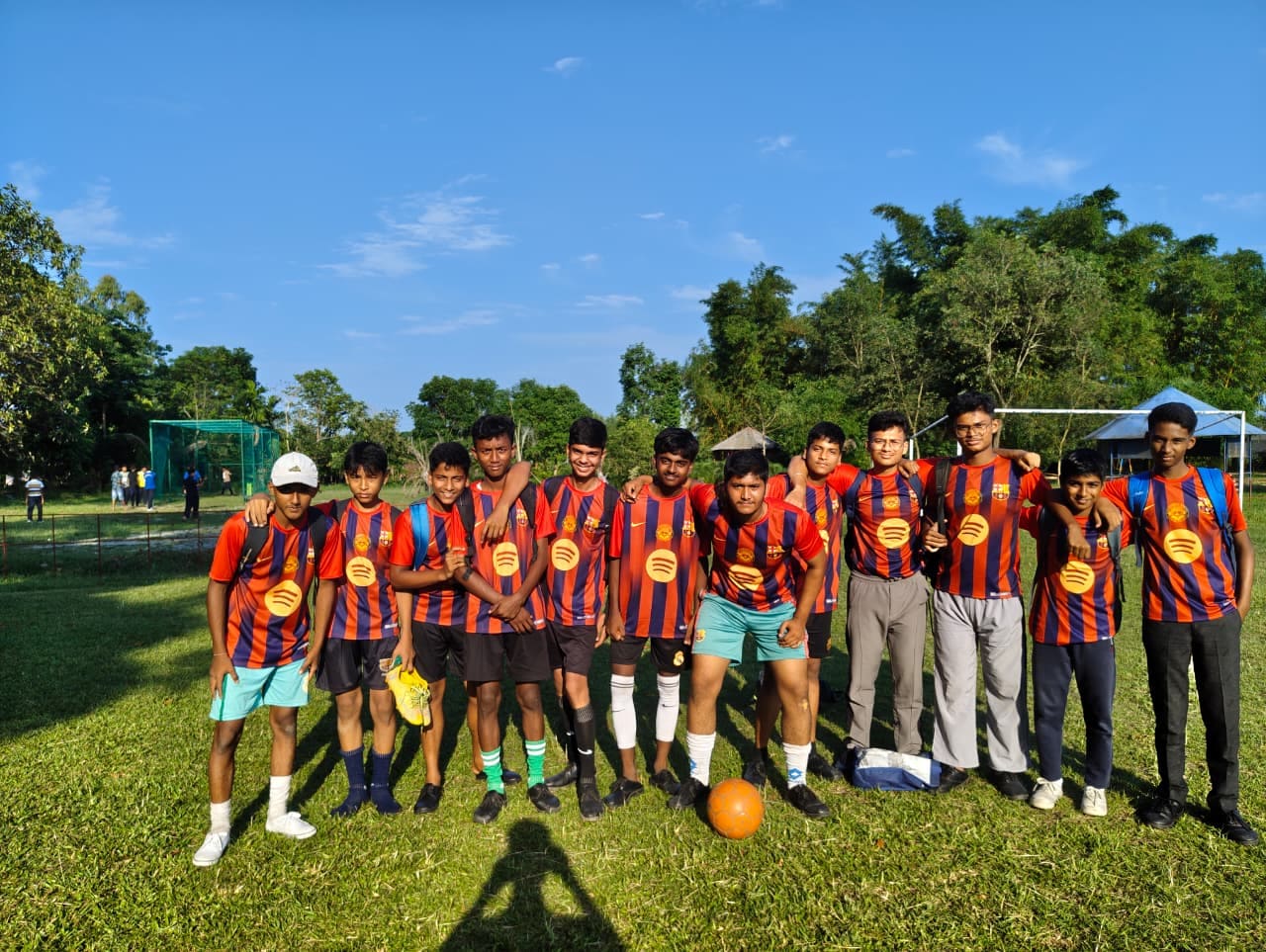 Students at play